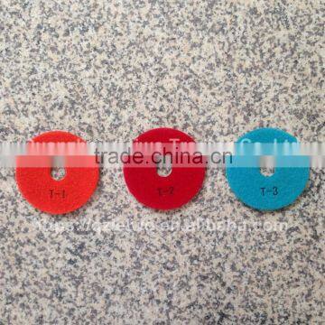 3 Step Flexible Polishing Pads 4 Inch (100 Mm) Polished Granite Marble Stone Resin Abrasive Pad Sanding Disc Wheel photo-4