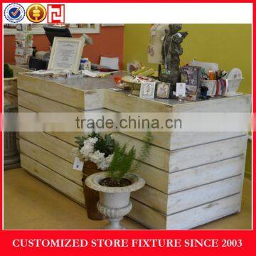 Save space cash wrap counter displays stand for shop