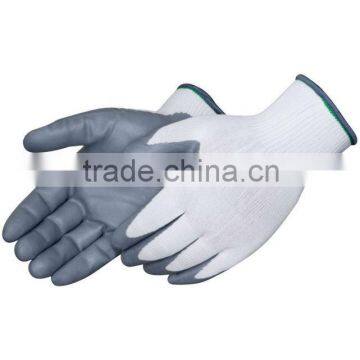 nitrile coated working nylon gloves
