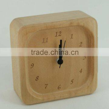 Wholesale new design craft wooden carving clock