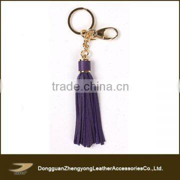 wholesale leather tassels keychain