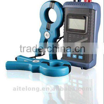 Digital screen dual clamps earth ground resistance test meter