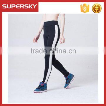 Y12 Stripe Womens Tight Pants Leggings Fitness Stretch Leggings Athletic Running Yoga Pants