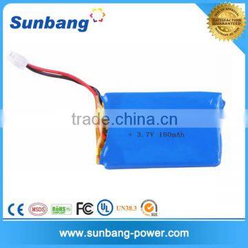 Rechargeable lithium polymer battery 3.7V 180mah 402030 battery cells