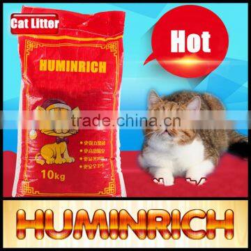 Huminrich Wholesale Natural Eco-friendly Bentonite Clumping Clay Cat Litter China Supplier