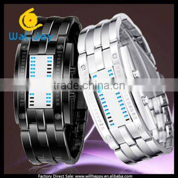 2014 newest special design LED popular made in China 50ATM lovers watch(SW-1287)