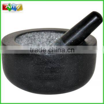 18cm Granite Stone Mortar with Pestle