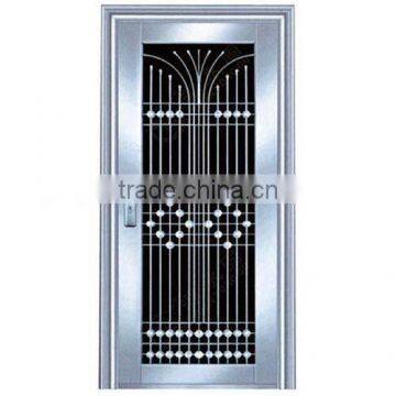 Modern surface finished steel security door