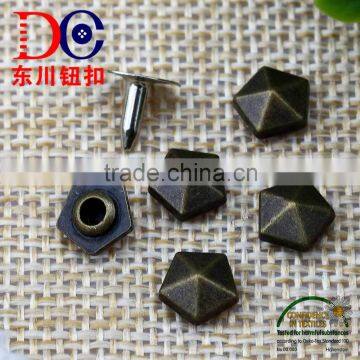 Hot Sale Star Shape Jeans Button Rivet and Studs Custom Leather Rivets for Bag
