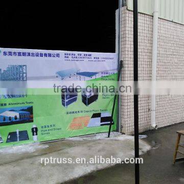 Wedding Backdrop Pipe System in Black Color With Height Adjustale Upright