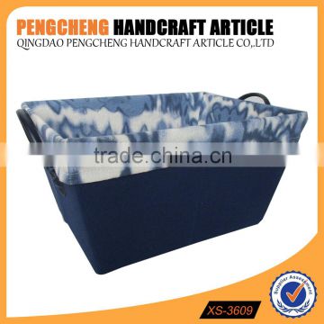 Cloth and polyester material trapezoid storage boxes