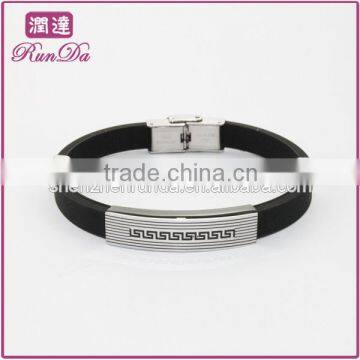 Personalized Silicone Bracelet Cool Men's Silicone Bracelet