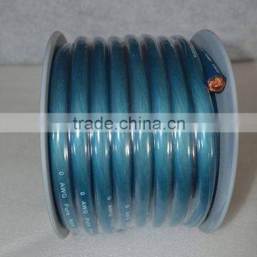 Good Quality for china supplier with Copper conductor PVC transpantent insulation car audio battery cables car cables