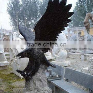 outdoor garden stone eagle statues, large eagle statues (customized accept)