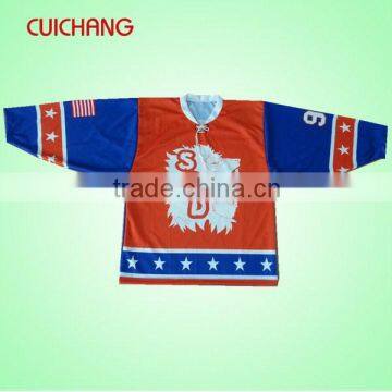 custom high quality ice hockey jerseys