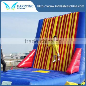 Outdoor inflatable bouncer castle sticky wall,inflatable interactive adult game