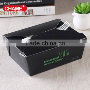 eco-friendly paper lunch box disposable paper food container