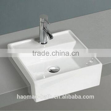 HM-A-13 Art basin, rectangular wash basin, wash sink, ceramic art basin, cefamic cabinet basin,