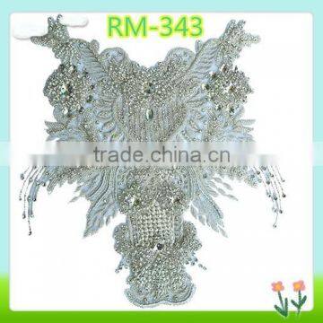 Garment accessory large bridal applique