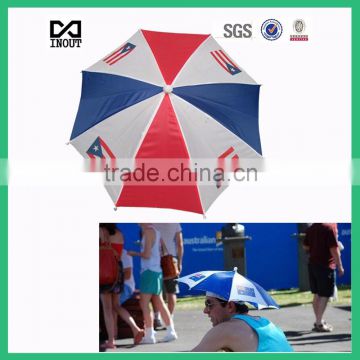 World cup UV High quality small hat umbrella