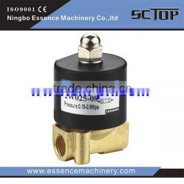 normally open Fluid Control valve Small Series 2/2way Pilot Operated Brass Solenoid Valve