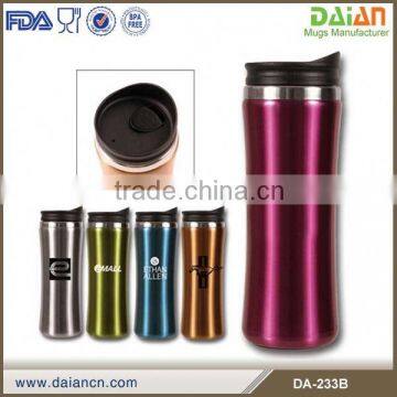 Double wall stainless steel starbucks coffee mug thermo