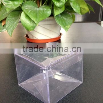 GH2 Customize clear rectangle cookie plastic box , toy plastic box