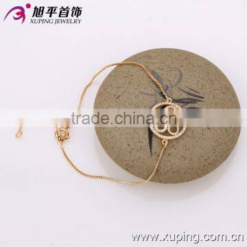 Exquisite Elegant Best Sales 18k Gold Ring Charm Bracelet Jewelry photo-3