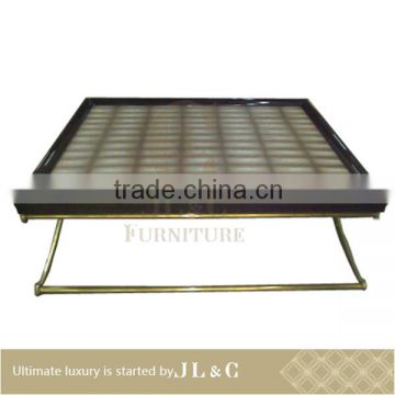 JT75-03 Center Coffee Table Pearl Fish Pattern in Living Room from JL&C Furniture Lastest Designs (China Supplier)