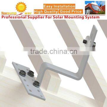 Residential Spanish Tile Roof Solar panel mounting system