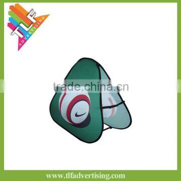 Standing Triangle Pop Up Outdoor Advertising Banner Printing