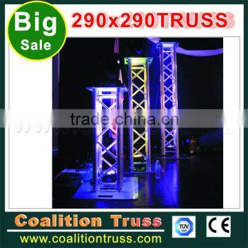 lighting stage truss lifting/curved aluminum truss/lighting tower truss