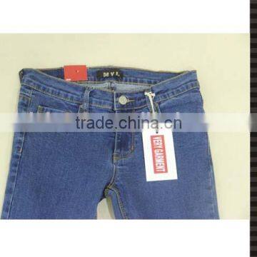 Silm Fit Pencial Ladies Jeans Top Design With Gradual Change photo-4