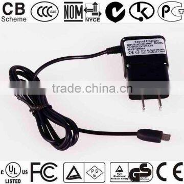 Mobile phone charger for North America - America / Canada with UL listed