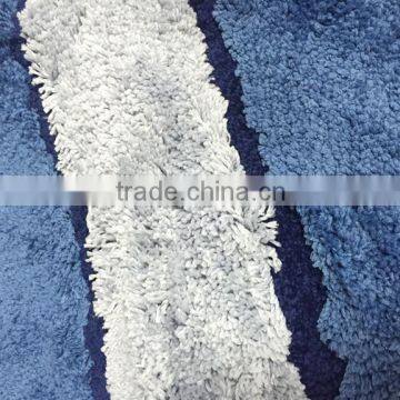 Microfiber Stripe Bath Rugs photo-2