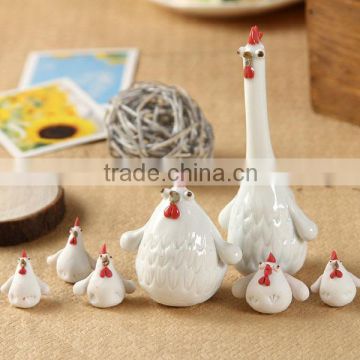 factory direct easter custom ceramic chickens and roosters