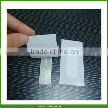 52*18mm rfid printed paper smart label with I code 2 chip