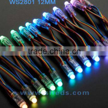 50pcs rgb led string waterproof ip65 ws2801 integrated leds