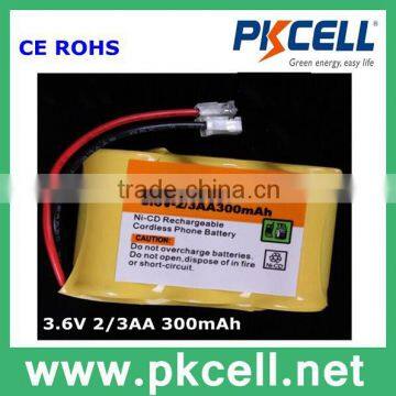 Ni-cd 2/3aa300mah Battery