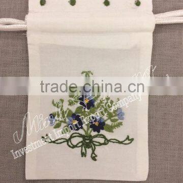 Size 10x15cm Flower Basket Sachet Fragrant Hand Embroidery Cloths Bag photo-4