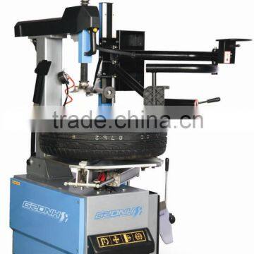 Automatic tyre changer, tilt column, right helper, air blaster