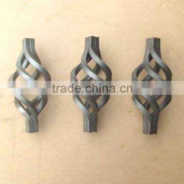 gate mould design twisting by hand wrought iron basket