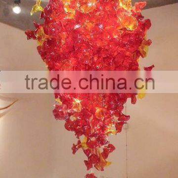 glass chandelier & Art glass chandelier& pendent lamp xo-8001