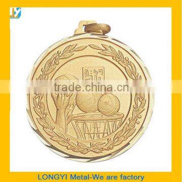 Basketball Sport Die Cast 3d Medal with Quality Medallion