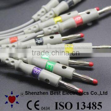 Nihonkohden EKG 10 Lead Cable and Leadwires IEC 4.0 Banana Connector With the Screw photo-4