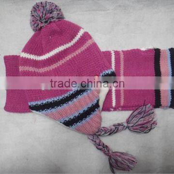 knit scarf hat sets