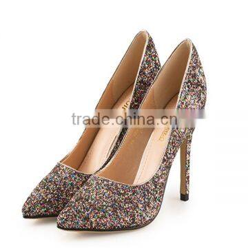 2016 new shiny glitter leather fabric for ladies shoes,evening bags and decoration usage