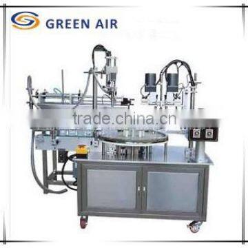 Automatic filling and capping machine