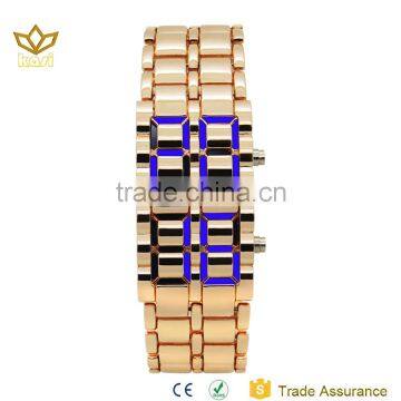 Cheap Elegant Watches Set Led Watches Red LED Lava Style Wholesale Iron Men Led Watches