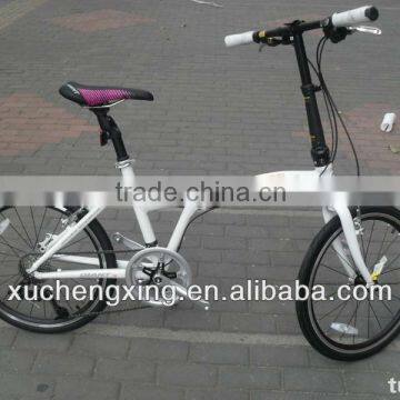 elegant/beautiful alloy/alluminum folding bike frame